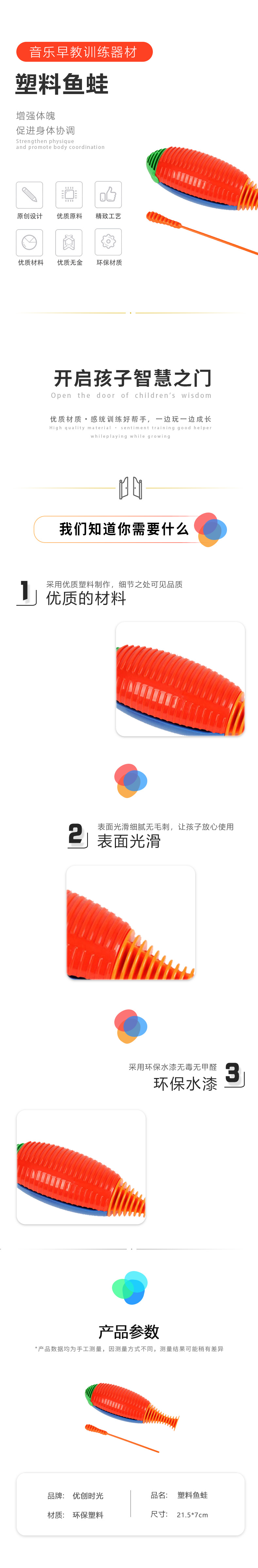塑料魚蛙(圖1)
