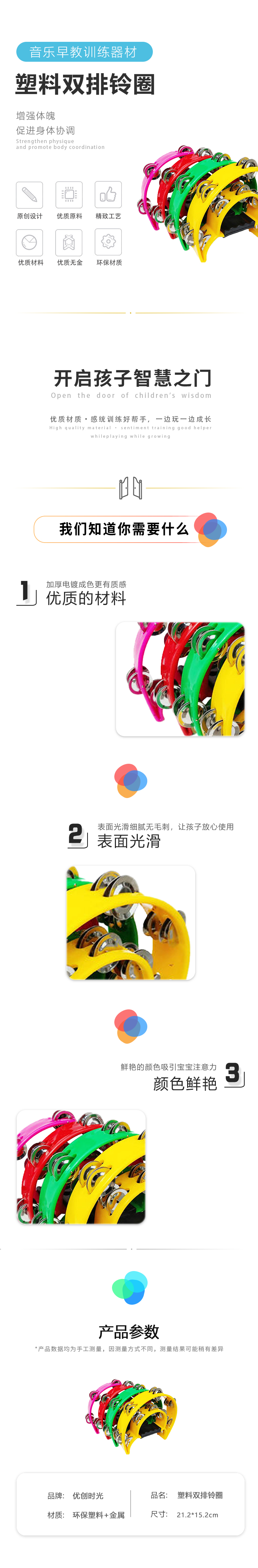 塑料雙排鈴圈(圖1)