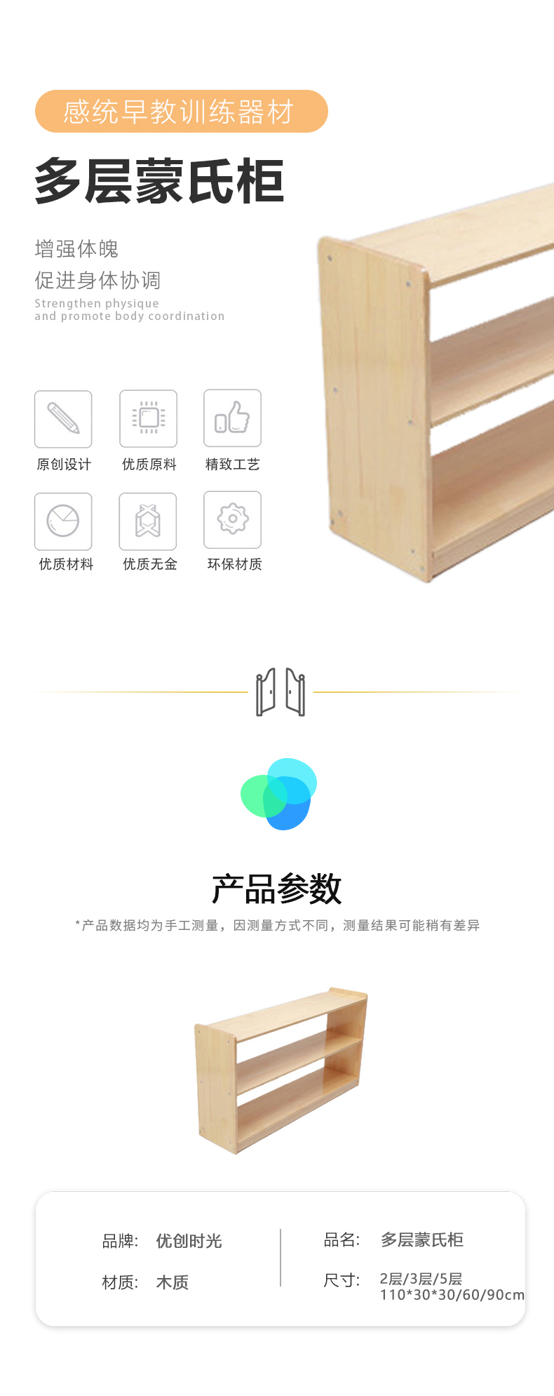 多層蒙氏柜(圖1)