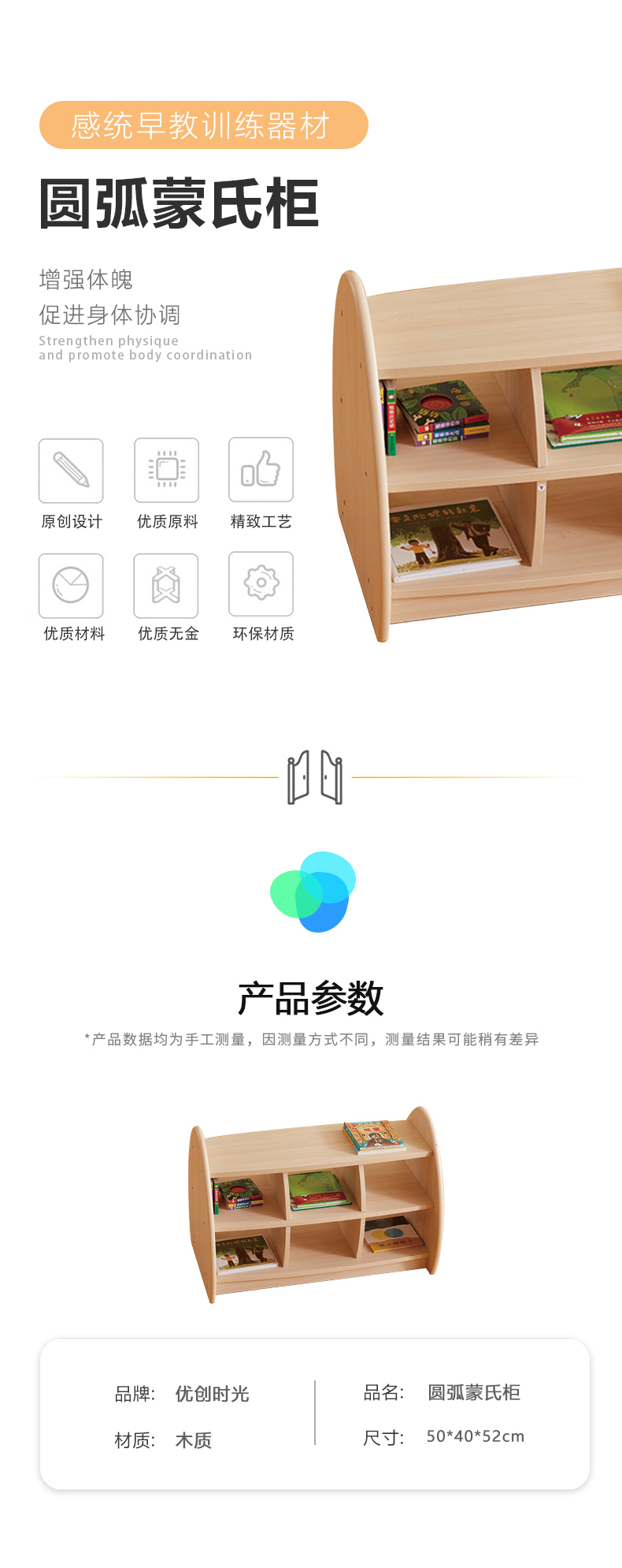 圓弧蒙氏柜(圖1)